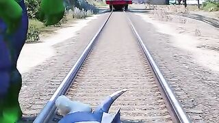 Thomas vs Tom and jerry