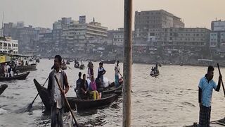 A touch of calm afternoon on the banks of Buriganga river