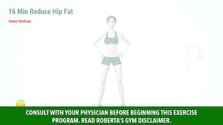 16 Min ReduceHip fat Workout At home