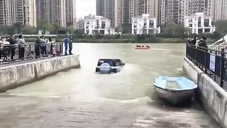 Car Crossing & River