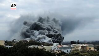 Massive fire kills 9 at a building under construction in Taiwan.