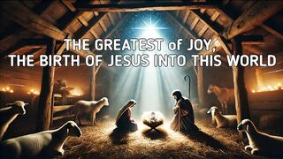 THE GREATEST of JOY, THE BIRTH OF JESUS INTO THIS