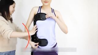 Scoliosis Brace Untuk Bahu Tinggi Dan Rendah Pelurus Tulang Belakang Aluminium