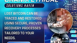 BEST BITCOIN RECOVERY EXPERT/CRANIX ETHICAL SOLUTIONS HAVEN