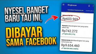 TANPA SKILL, Kerja Online Dari Rumah Dibayar Per Hari Dari Facebook - Cara Dapat Uang Dari Internet