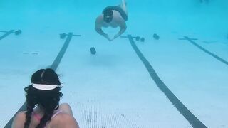 underwater_RELAY_RACE!_#shorts