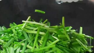 Green onions and eggs/hari piyaz or anday