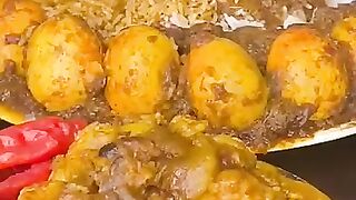 Egg curry, #asmrvideo #mukbang #eatingshow