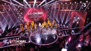 Vincent Niclo interprète «Derrière l'amour» avec Chimène Badi "300 Chœurs chantent pour les fêtes