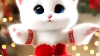 Cute cat dancing to Jingle bells cat dancingcat catvideos jinglebells christmas