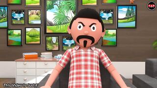 LOCKDOWN ONCE AGAIN _ Funny Comedy Video _ Desi Comedy _ Cartoon _ Cartoon Comedy