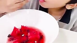 Watermelon ???? ice cream | homemade food | healthy food | healthy kids | Zayaan | Minaal | Musa