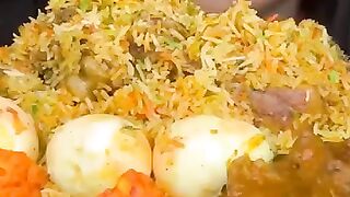 Chicken Biryani #asmr #mukbang #eatingshow #asmrvideo