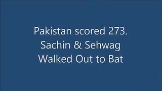 Sachin Tendulkar's match winning  innings of 98 runs  Vs  2003 World Cup