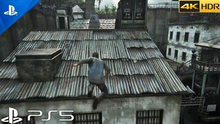 PS5 Uncharted 4 Prison Escape Scene The most INTENSE Mission EVER