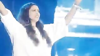 Deepika Padukone in Diljit Dosanjh concert