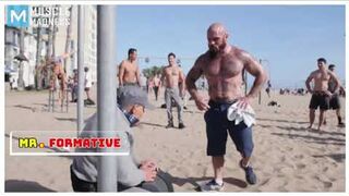 Old Man Strength At Street | Old Man Street Workout Prank | Fitness Video - episode 2