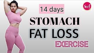 6 mins stomach fat burning exercise/hit belly fat loss workout at home/tummy fat loss/no equipment