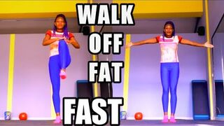 Walk Off Fat Fast in 15 Minutes at Home//Fat Burning Workout