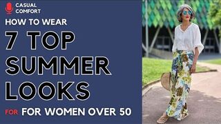 Top 7 Summer Looks for Women Over 50: Stylish and Age-Defying Outfits ☀️ 2024 Fashion Trends