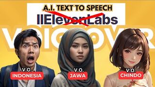 Alternatif PENGGANTI ELEVENLABS | Cara Buat VOICEOVER A.I. Text To Speech Paling GRATIS UNLIMITED?