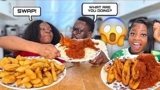 CONSTANTLY SWITCHING FOOD PRANK ON MY AFRICAN DAD ???? **prang gone WRONG!**