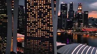 A night view of Marina Bay Sands in Singapore