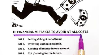 10 FINANCIAL MISTAKES TO AVOID AT ALL COSTS