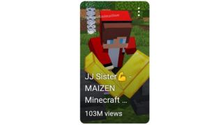 JJ Sister???? - MAIZEN Minecraft Animation