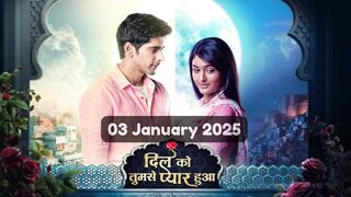 Dil Ko Tumse Pyaar Hua 03rd January 2025 Episode | Dil Ko Tumse Pyaar Hua Today NEW PROMO