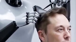 Elon Musk with Robots