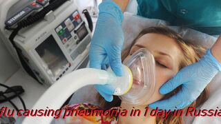 flu causing pneumonia in 1 day in Russia