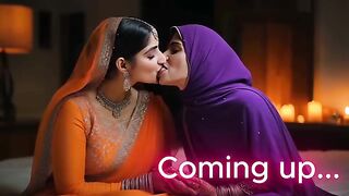 Muslim Woman kisses Indian Woman | Passionate  Story