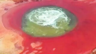 Demon's Eye  Spring is a mystical place in the Kunlun Mountains China