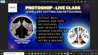 3- Photoshop Jewelry Editing, Jewelry Retouching and Jewelry Effects | TLCC LIVE CLASS