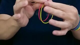 BEST Magic. Connect Two Rubberband