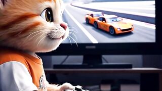 Kitten Champion playstation APT #cat #apt #rosé_bruno_apt #brunomars #ai