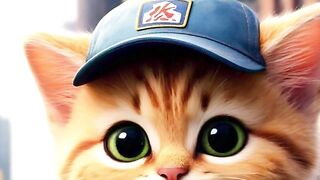 Kitten deliveryman #cat #ai #kitten