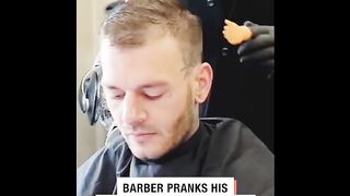 Barber pranks customer