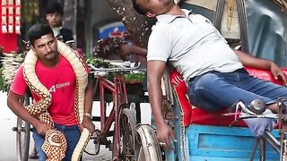 KING COBRA SNAKE PRANK ON PUBLIC Part 42 ! EMTIAZ BHUYAN#Shorts