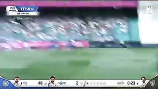 Pant aggressive batting in test match