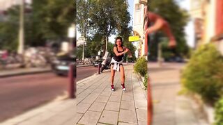 Indian Girl Anisha Jain Dance