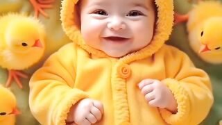 Baby in happy mood