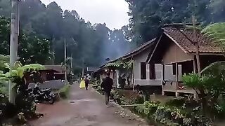 Suasana menjelang magrib di kampung stamplat girang #pedesaanjawabarat