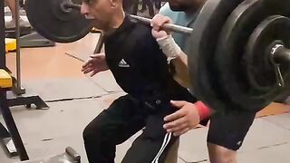 80 kg barbell lifting while standing position by my gymcoach dear friend Sir butt