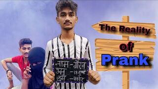 REALITY OF PRANK // Funny video//it's a prank // Real prank Gourav parjapati