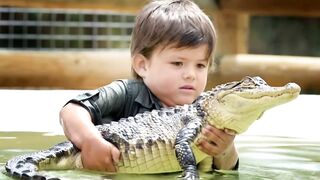 boy and crocodile