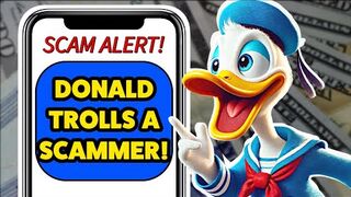 Prank Calling a SCAMMER with Donald Duck Voice — His Reaction Was Hilarious!