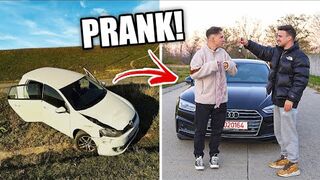 PRANK! I-AM DISTRUS MAȘINA ȘI I-AM CUMPĂRAT ALTA NOUĂ! (AUDI A5)