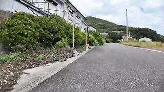 The brown tabby cat I met at the fishing port on Cat Island is so cute